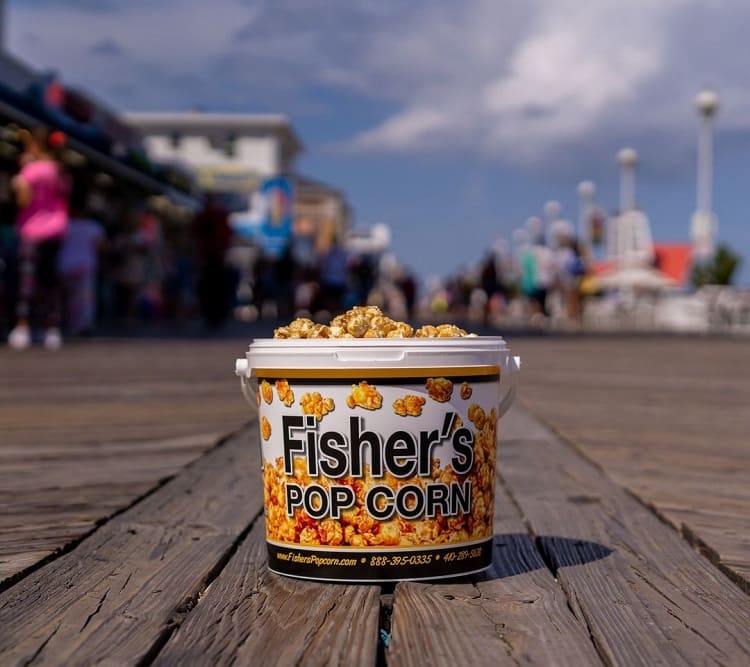 Fisher's Popcorn diner specializes in delivering seafood popcorn