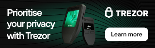 Trezor hardware wallets: prioritise your privacy. Learn more.