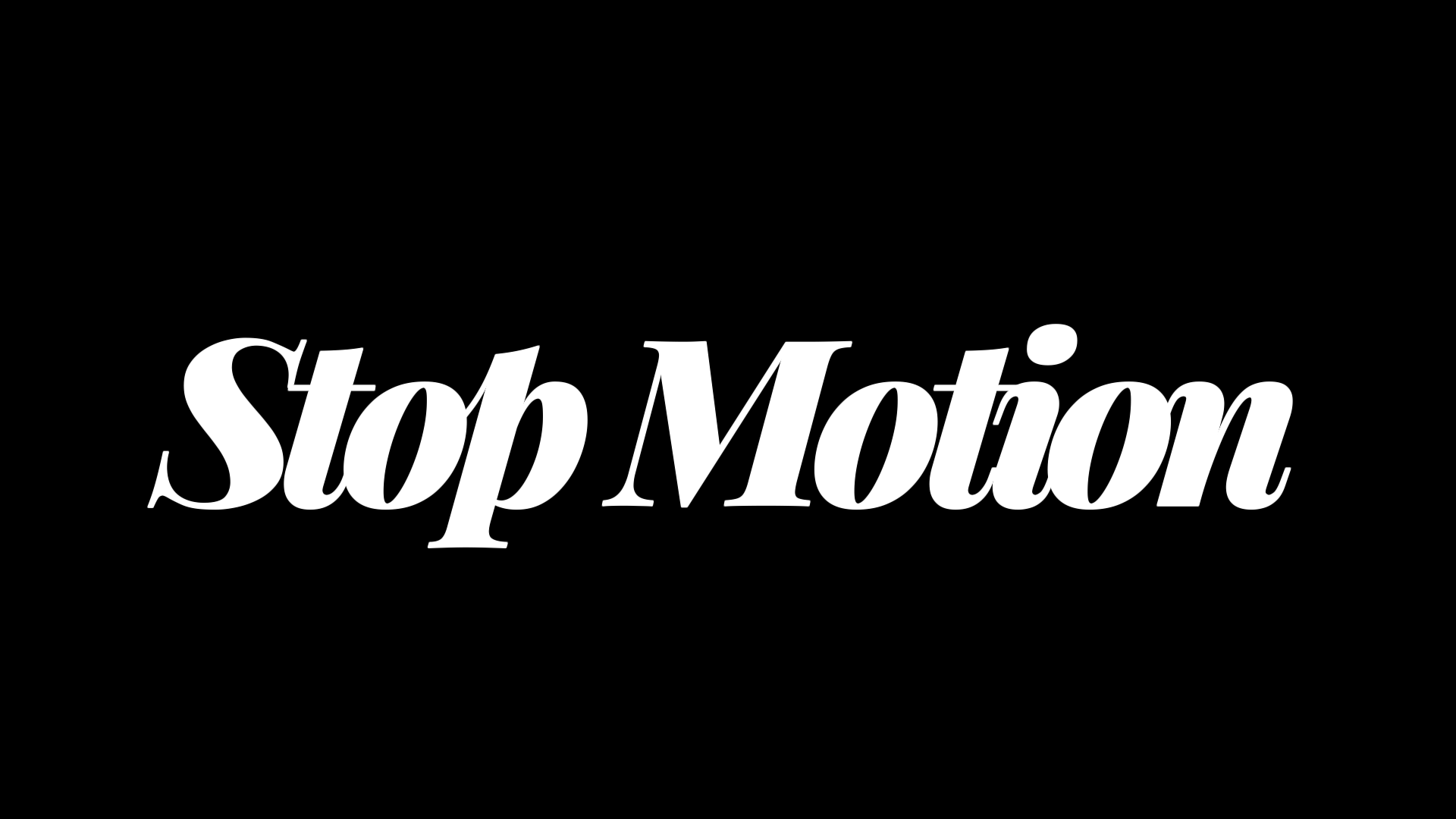 Stop Motion caption style preview