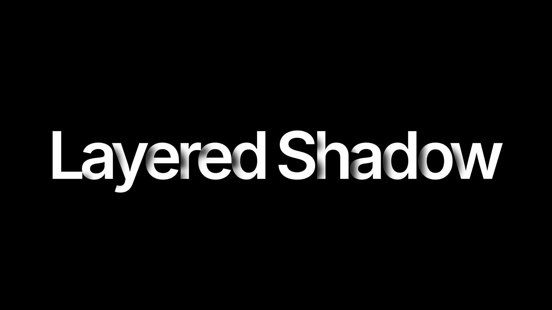 Layered Shadow caption style preview