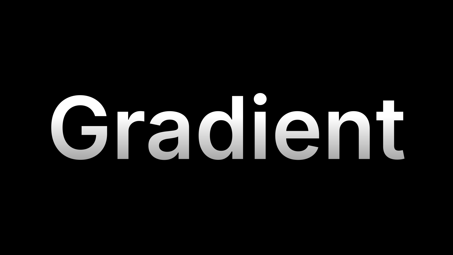 Gradient caption style preview