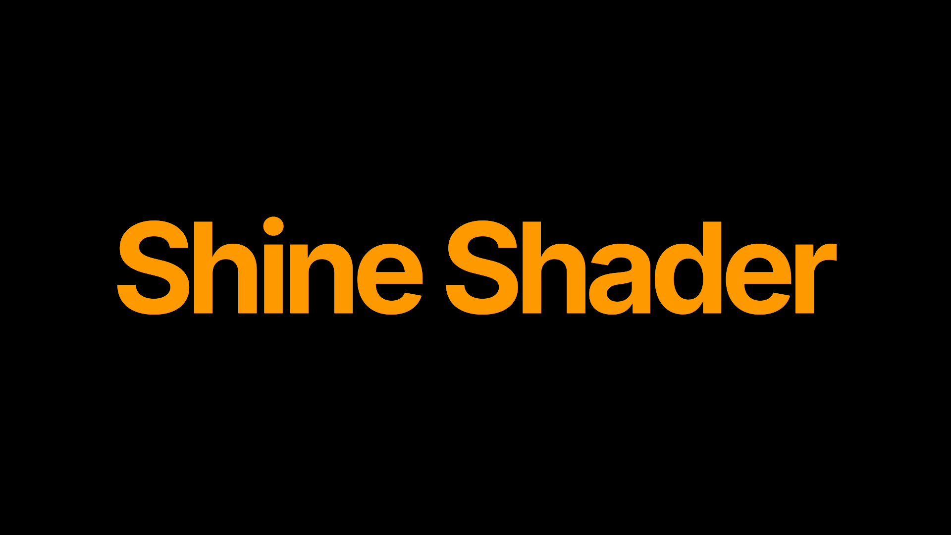 Before Shine Shader