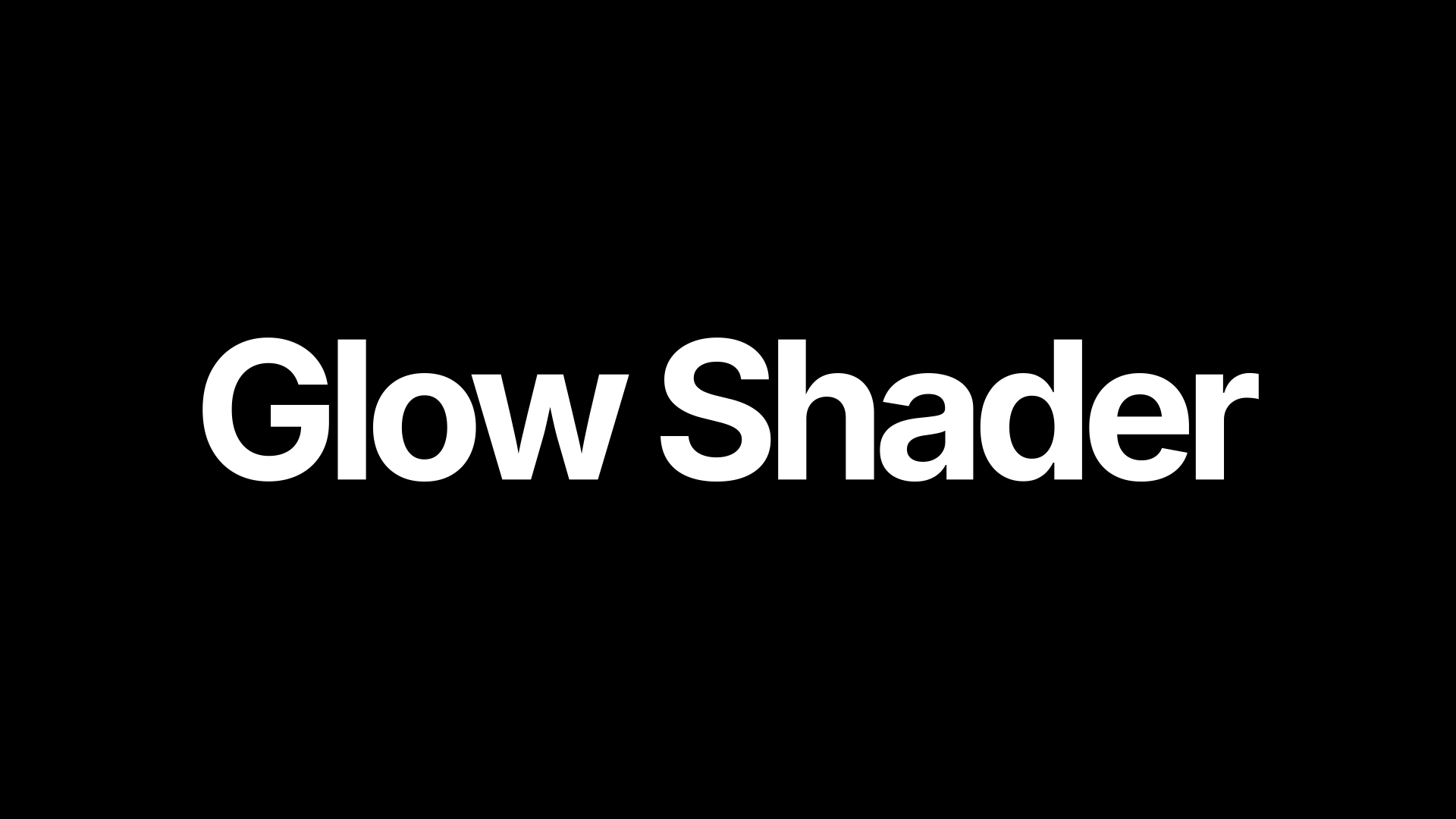 Before Glow Shader