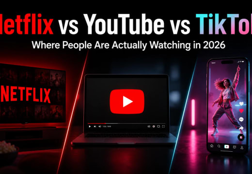 Netflix vs YouTube vs TikTok