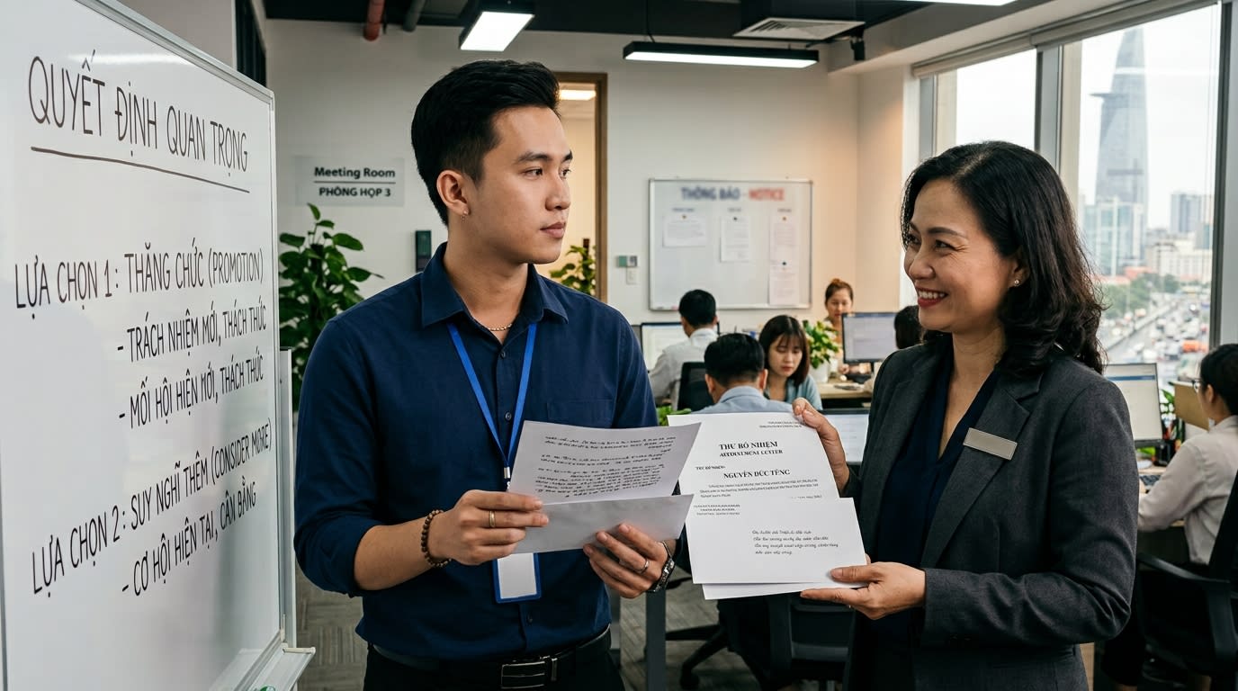 Bạn Được Thăng Chức - Chấp Nhận Hay Từ Chối