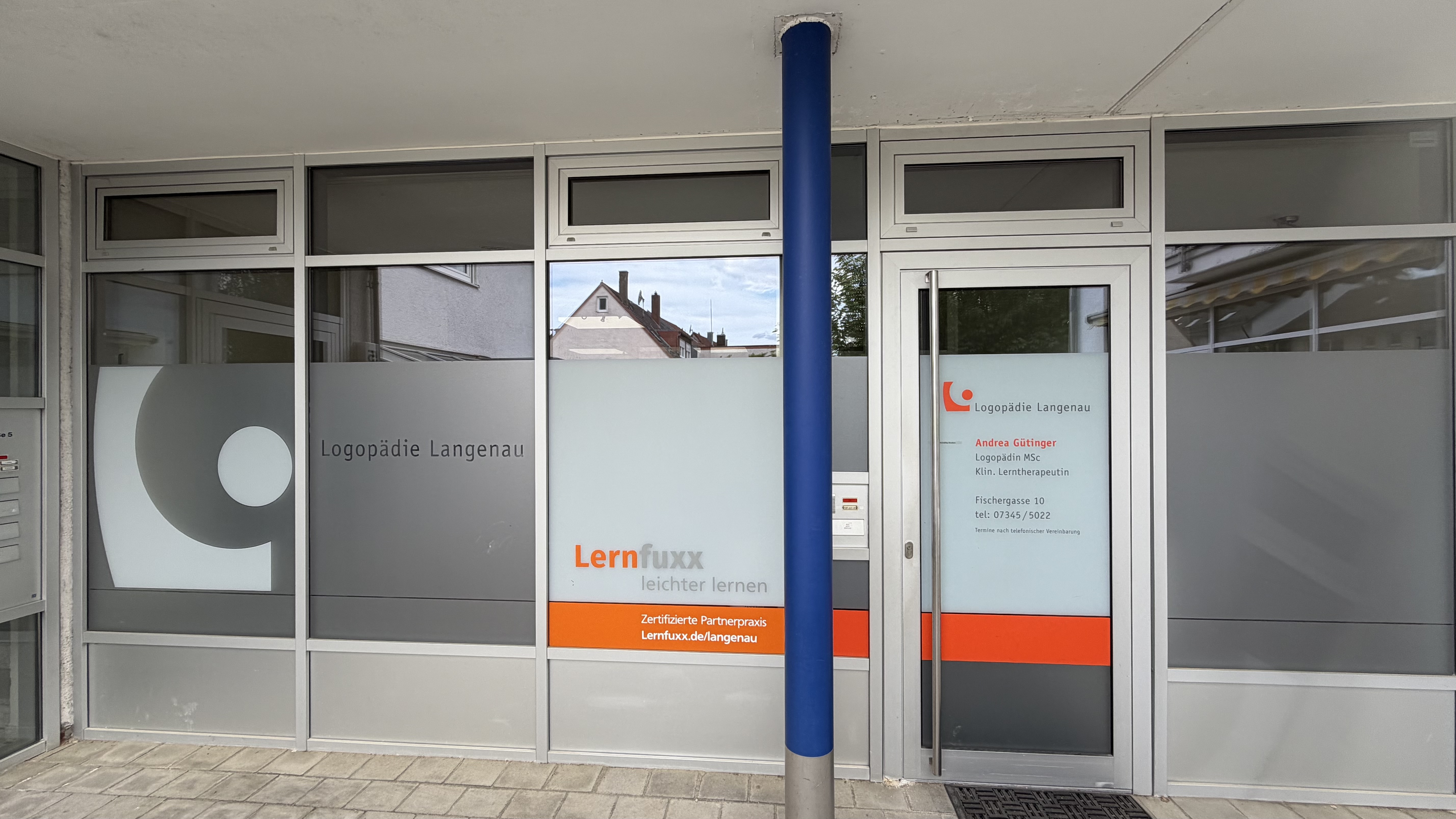 Praxiseingang Logopädie Langenau