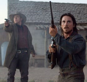 Christian Bale filming Hostiles in New Mexico