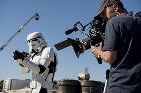 Filming behind the scenes with Rogue One