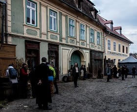 Romania filming for Mercedes-Benz ad shoot