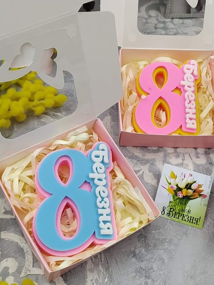 Силіконова форма велика 8 березня