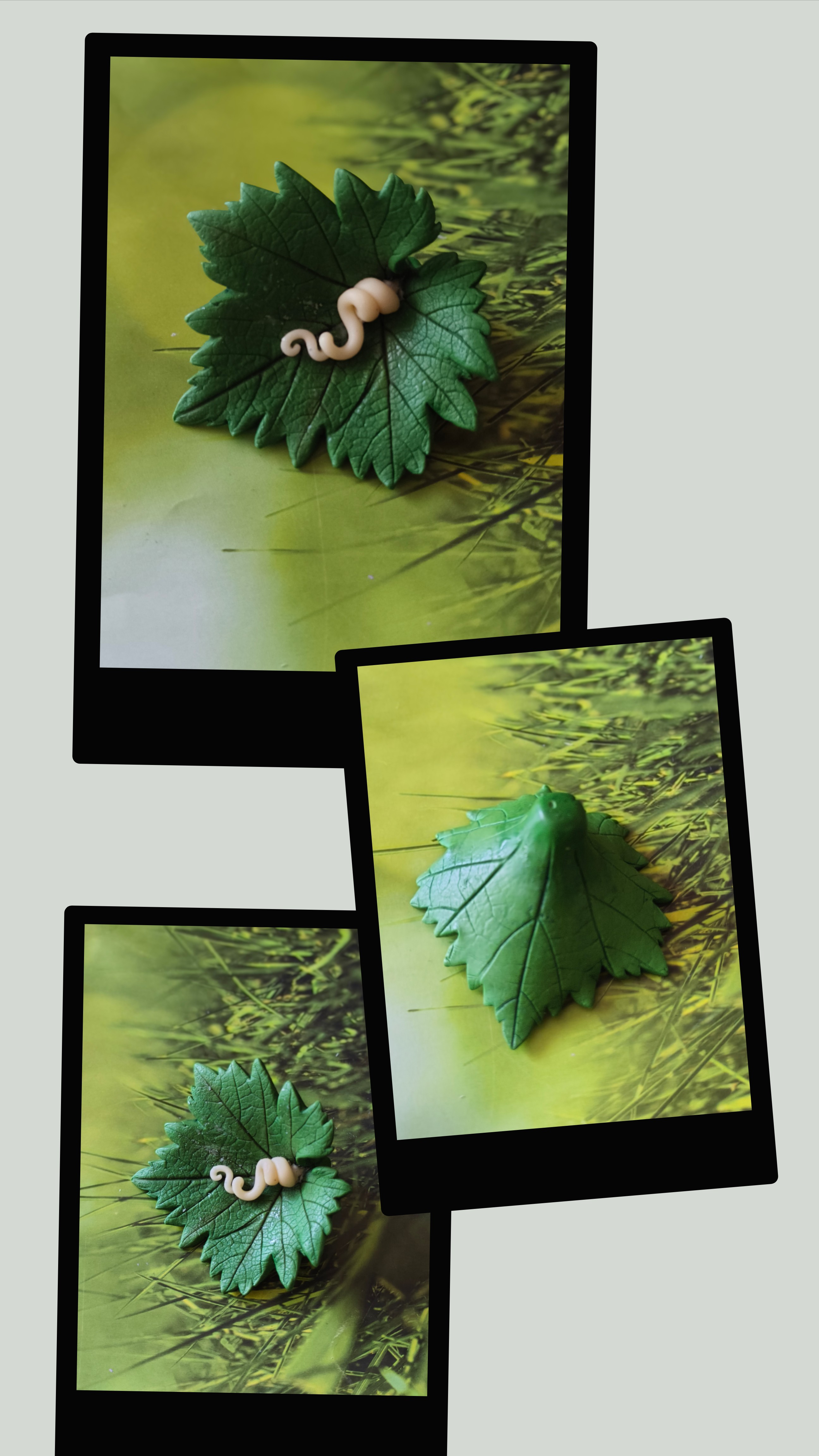 Силіконова форма листок винограду 