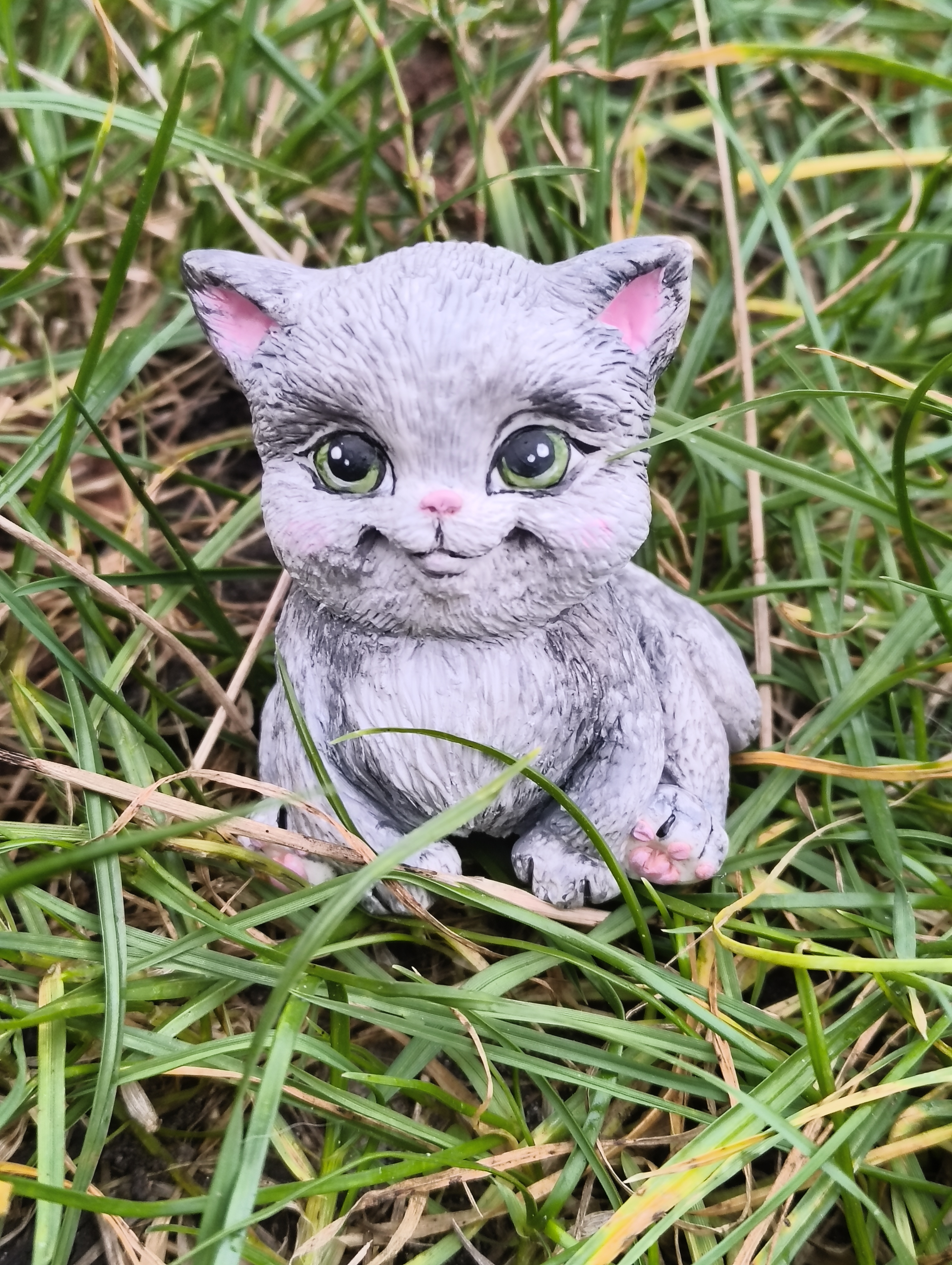 Силіконова форма Котик сіренький 