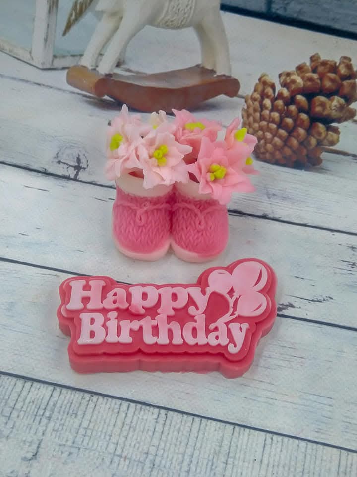 Силіконова форма Happy birthday 