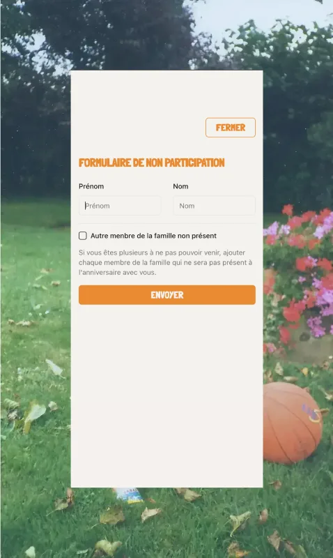 Invitation 30 ans - Capture d'écran 5