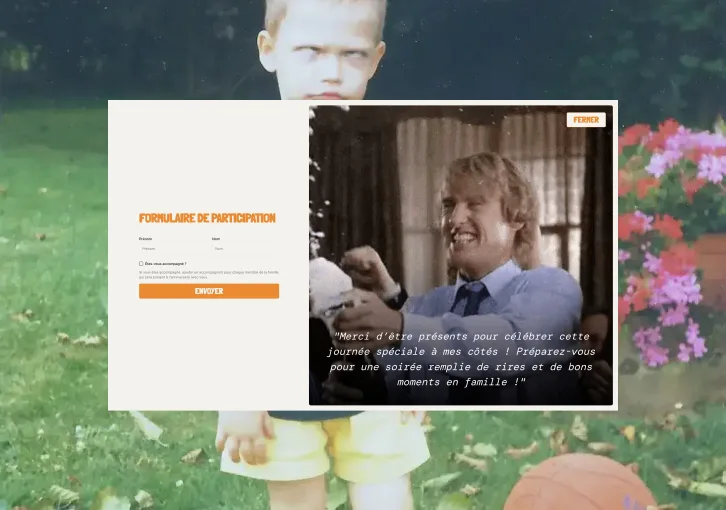 Invitation 30 ans - Capture d'écran 1