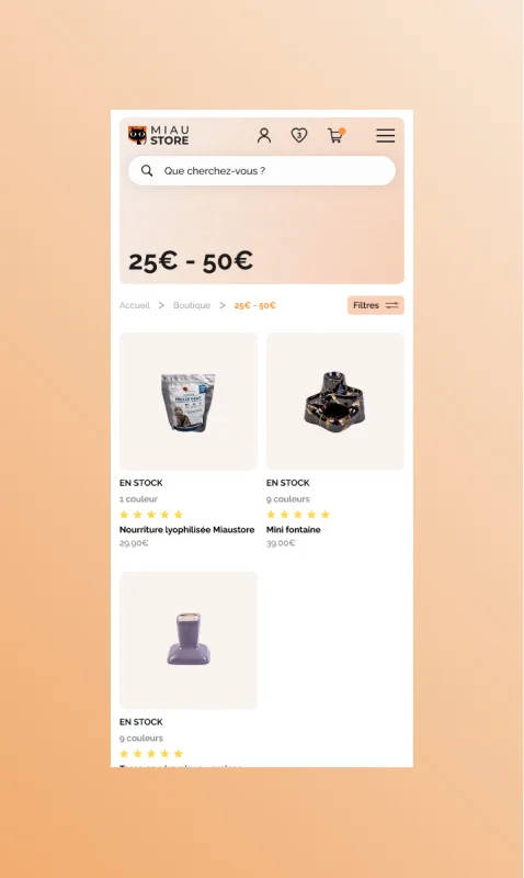 Miaustore refonte - Capture d'écran 3