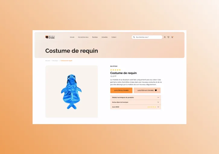 Miaustore refonte - Capture d'écran 2