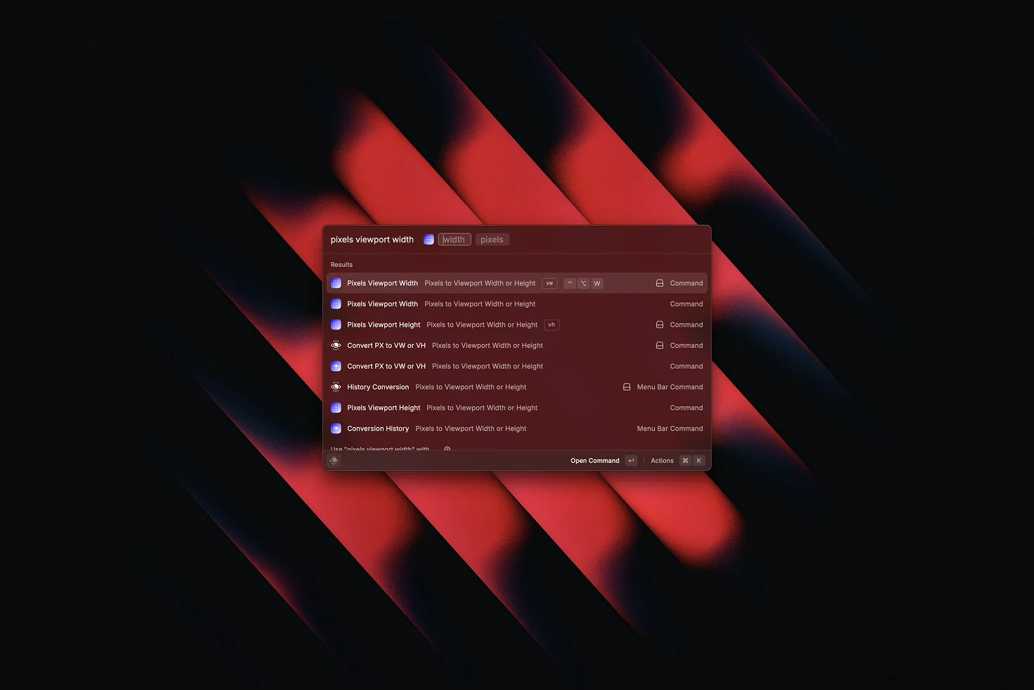 Raycast extension - Image de couverture du projet