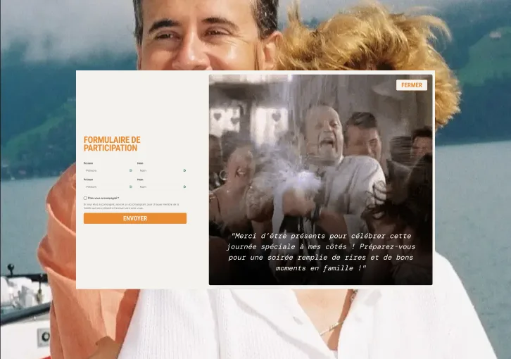 Invitation 60 ans - Capture d'écran 1