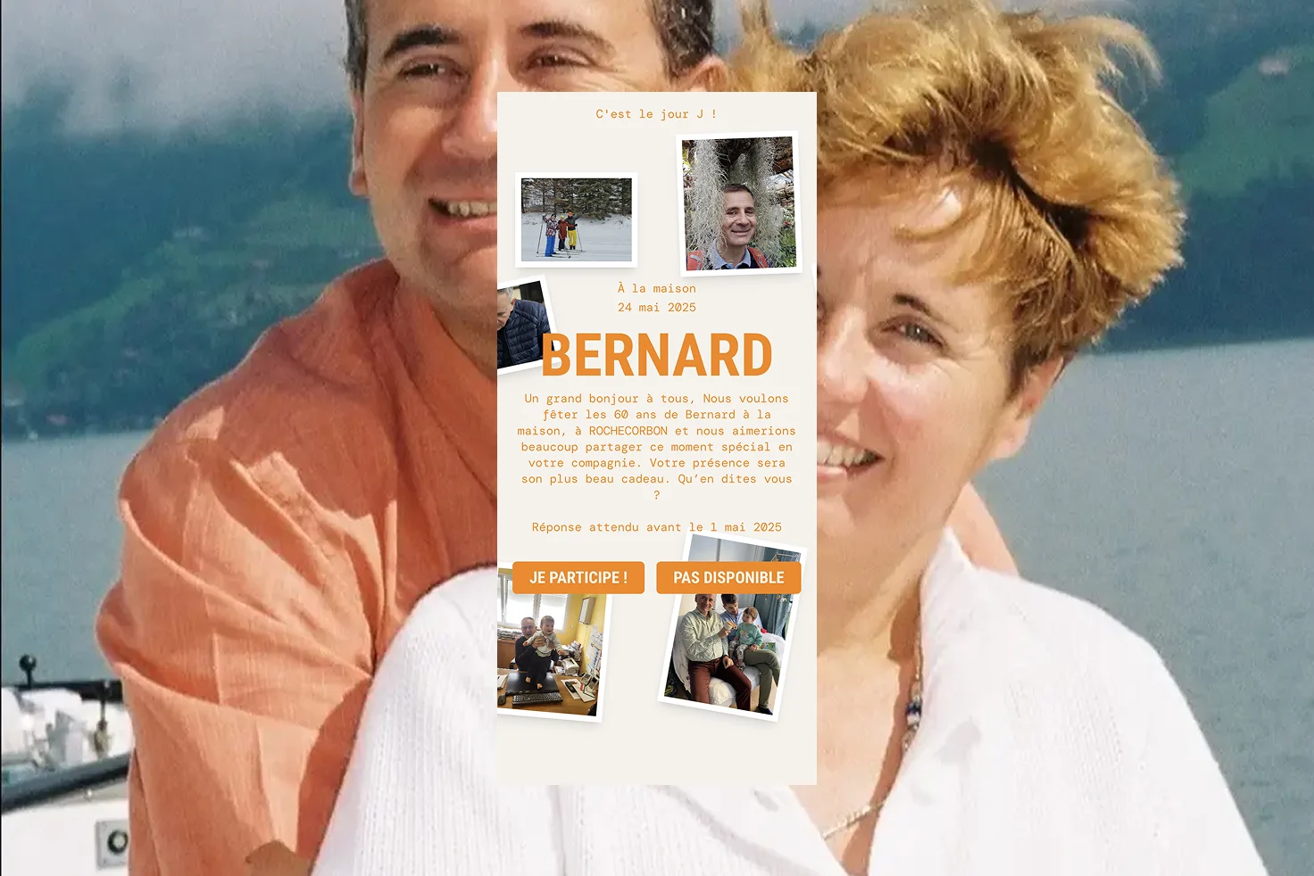 Invitation 60 ans - Capture d'écran 3