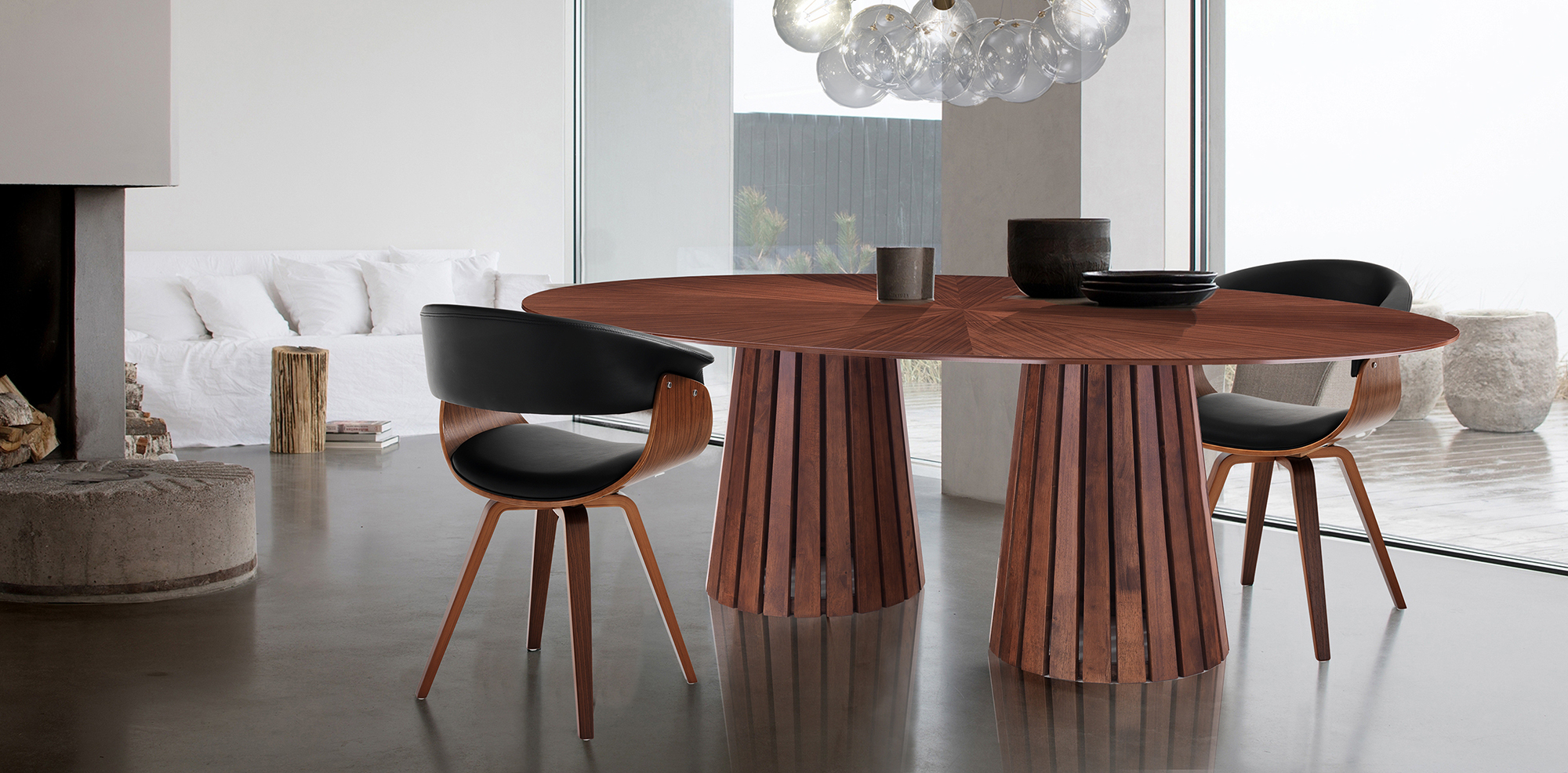 TAVOLO OVALE MALTA WALNUT LEGNO NOCE/ROVERE PIANO INTARSIATO ORESTELUCHETTA - Foto 7 di 13