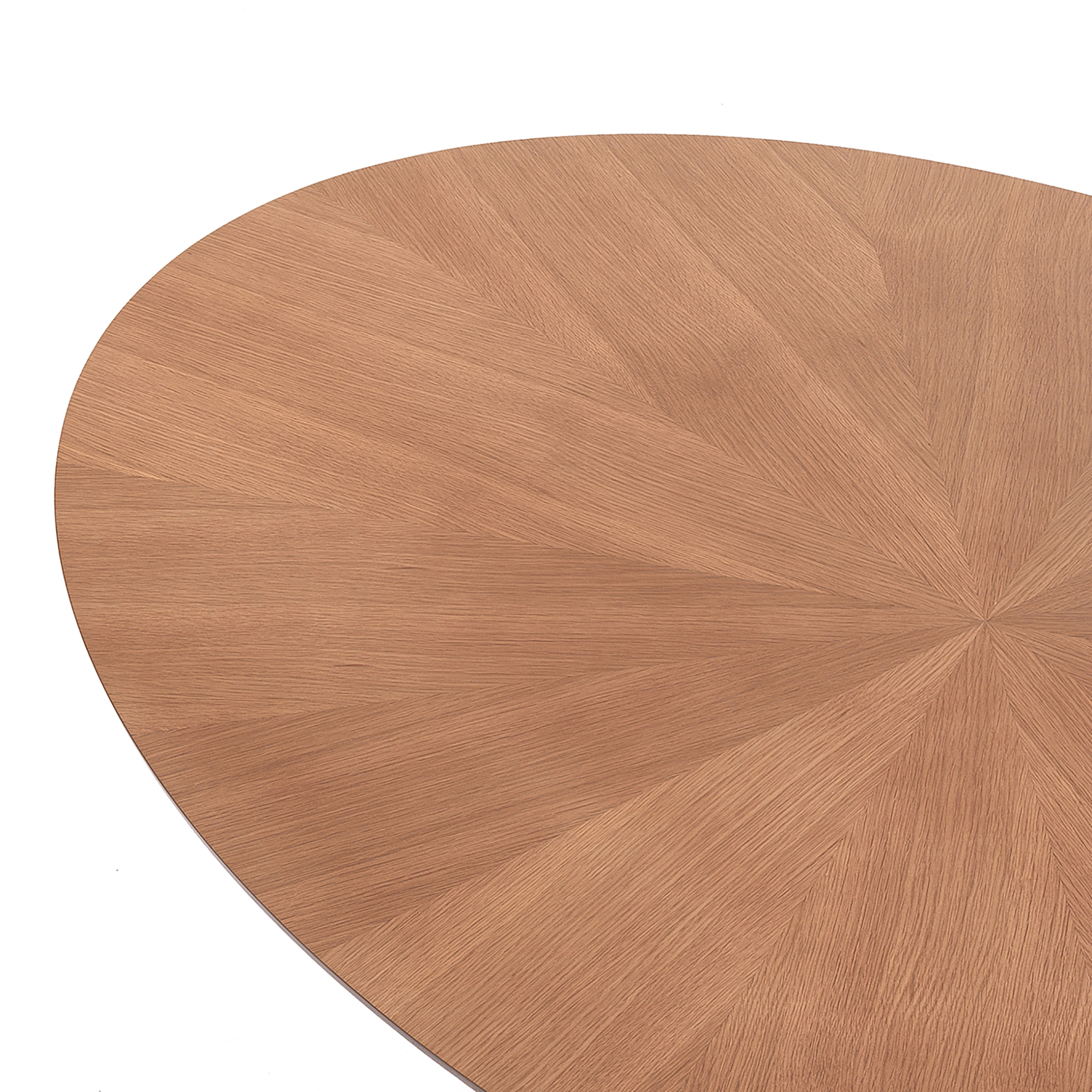 TAVOLO OVALE MALTA WALNUT LEGNO NOCE/ROVERE PIANO INTARSIATO ORESTELUCHETTA - Foto 11 di 13