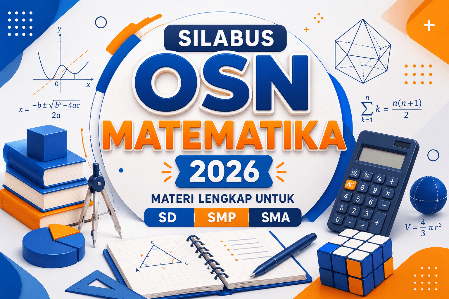Ilustrasi artikel AYS: Silabus OSN Matematika 2026: Materi Lengkap untuk SD, SMP, dan SMA