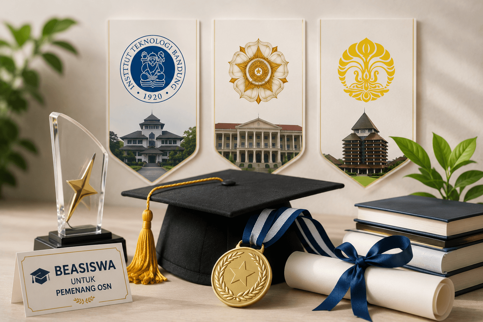 Gerbang utama kampus universitas