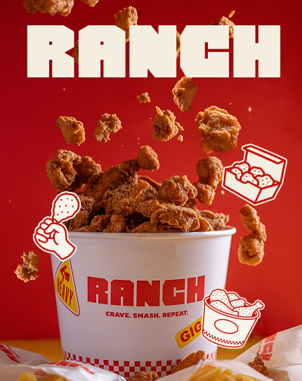 Ranch London — kosher fast food restaurant branding by Tovnu Media