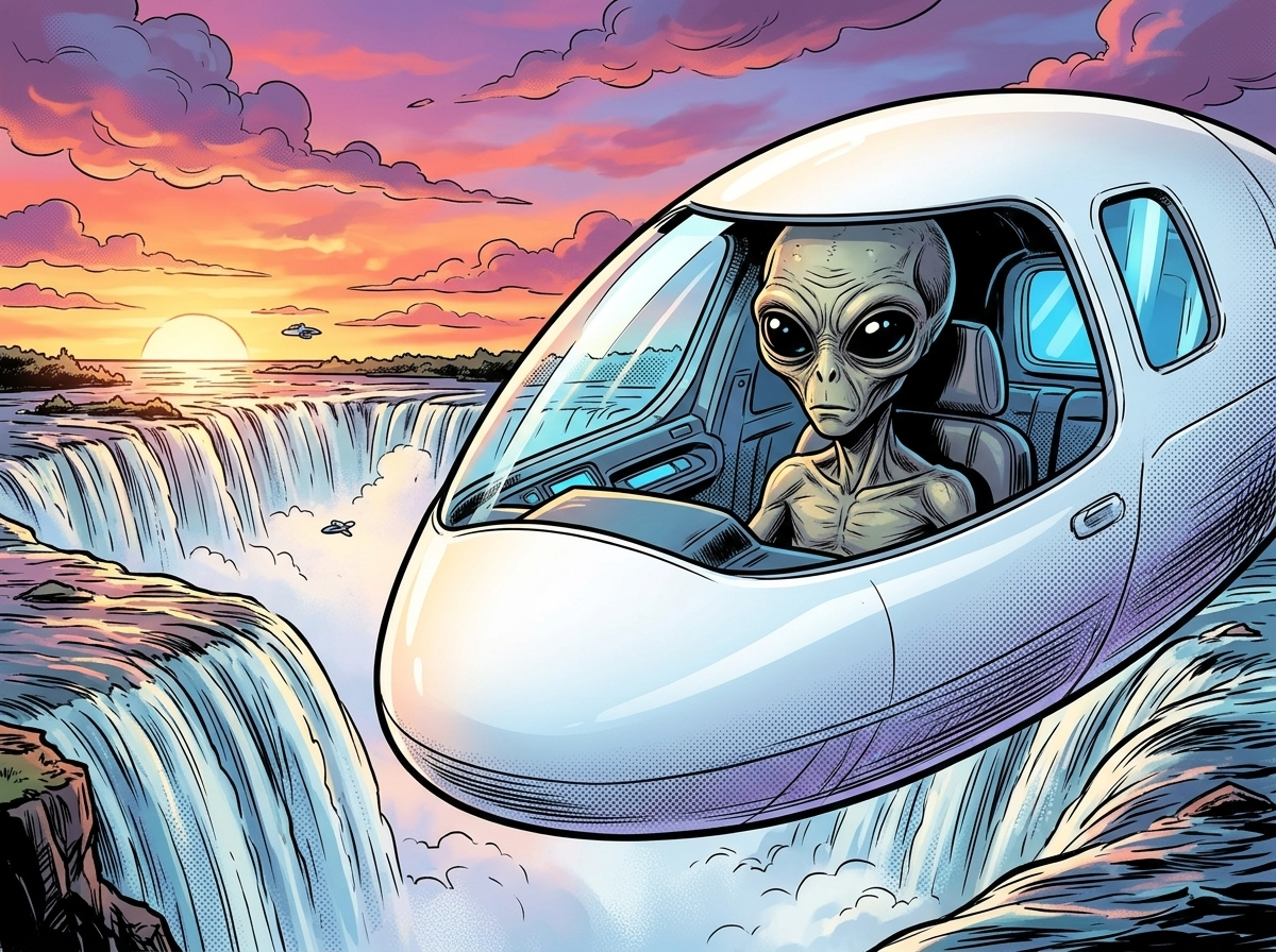 Gus Goes to Earth for Holiday