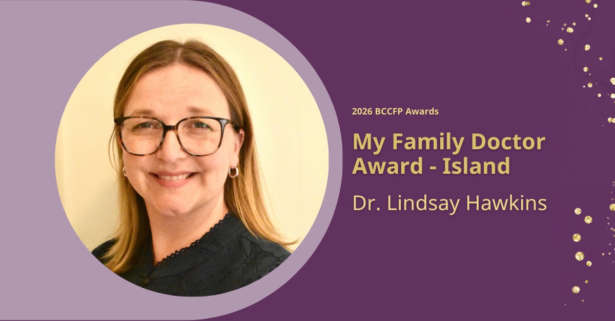 My Family Doctor Award: Dr. Lindsay Hawkins