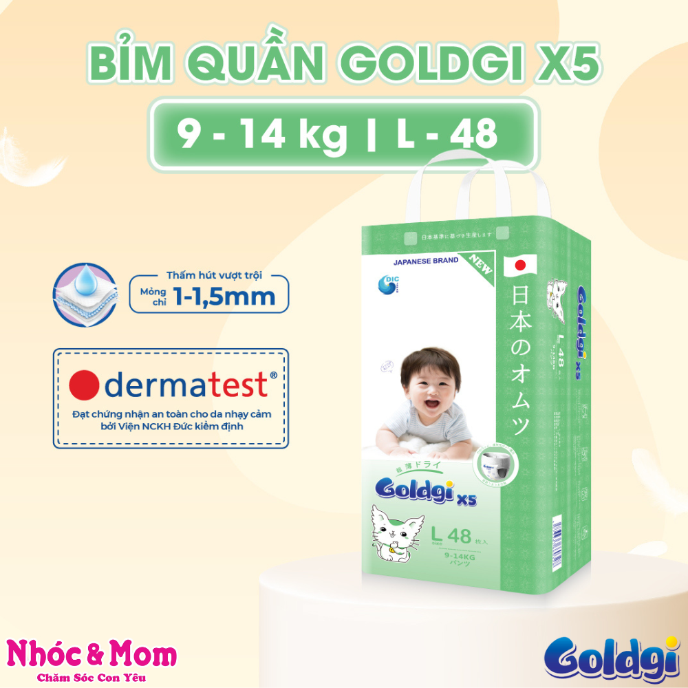 Bỉm quần Goldgi X5 szL48