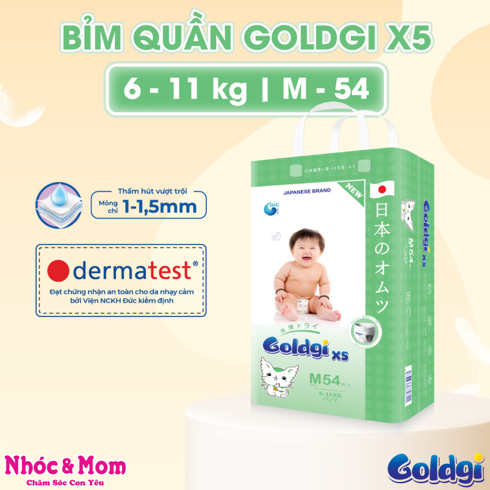 Bỉm quần Goldgi X5 szM54 (New)