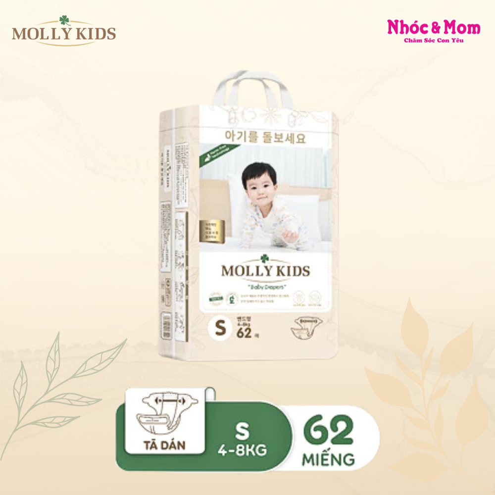 Bỉm Hàn Mollykid size dán S62