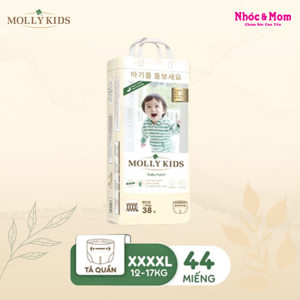 Bỉm Hàn Mollykid size Quần 4XL38