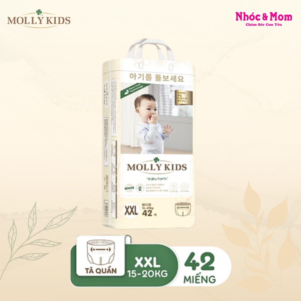 Bỉm Hàn Mollykid size Quần XXL42