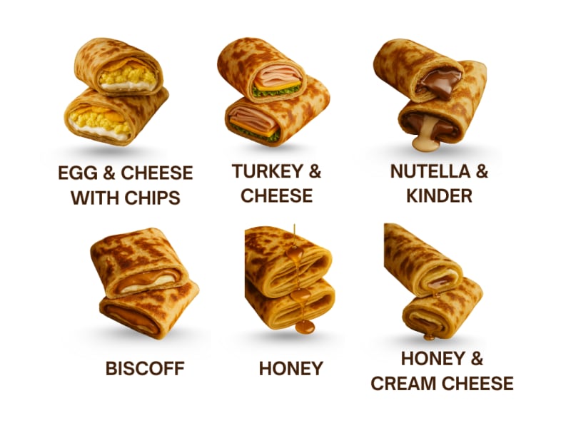 Paratha/Breakfast Sandwiches