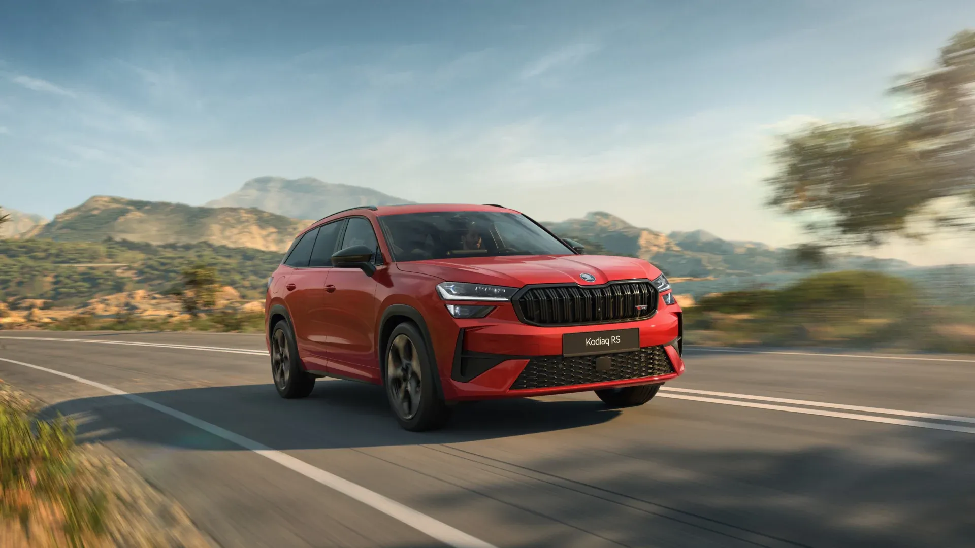 2026 Skoda Kodiaq RS in Velvet Red