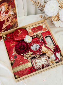 Set hộp tết song mã không rượu cao cấp H08 - ảnh 2