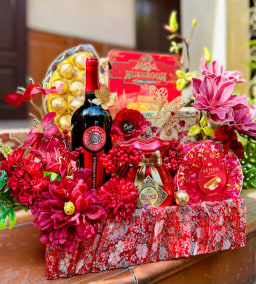 Set khay gấm KG02 - ảnh 2