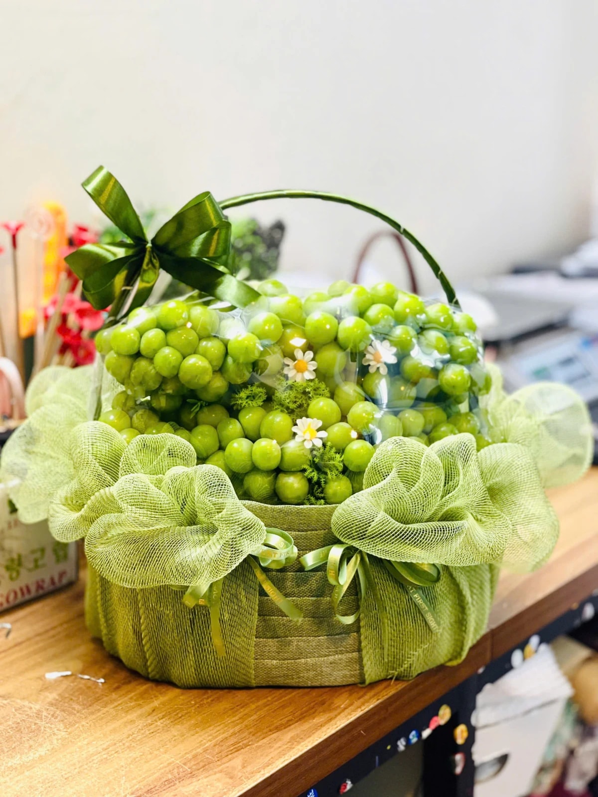 Giỏ nho mẫu đơn nk336