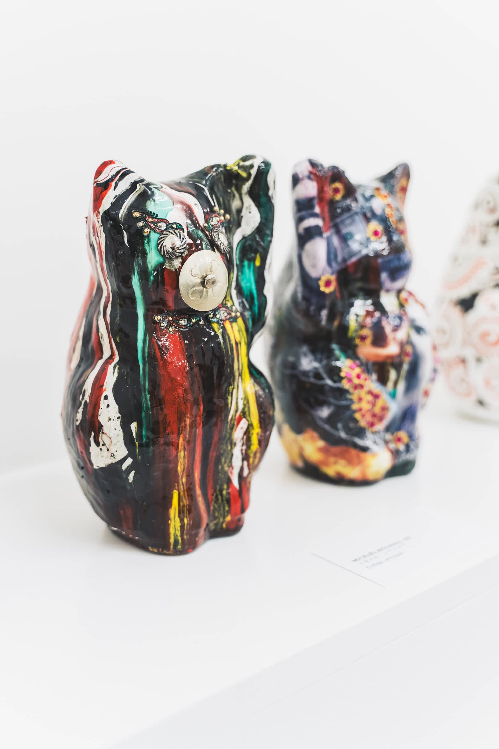 exposition a lucky cat art exhibition - Sato creative - Paris - artistes français-japonais- sid lee