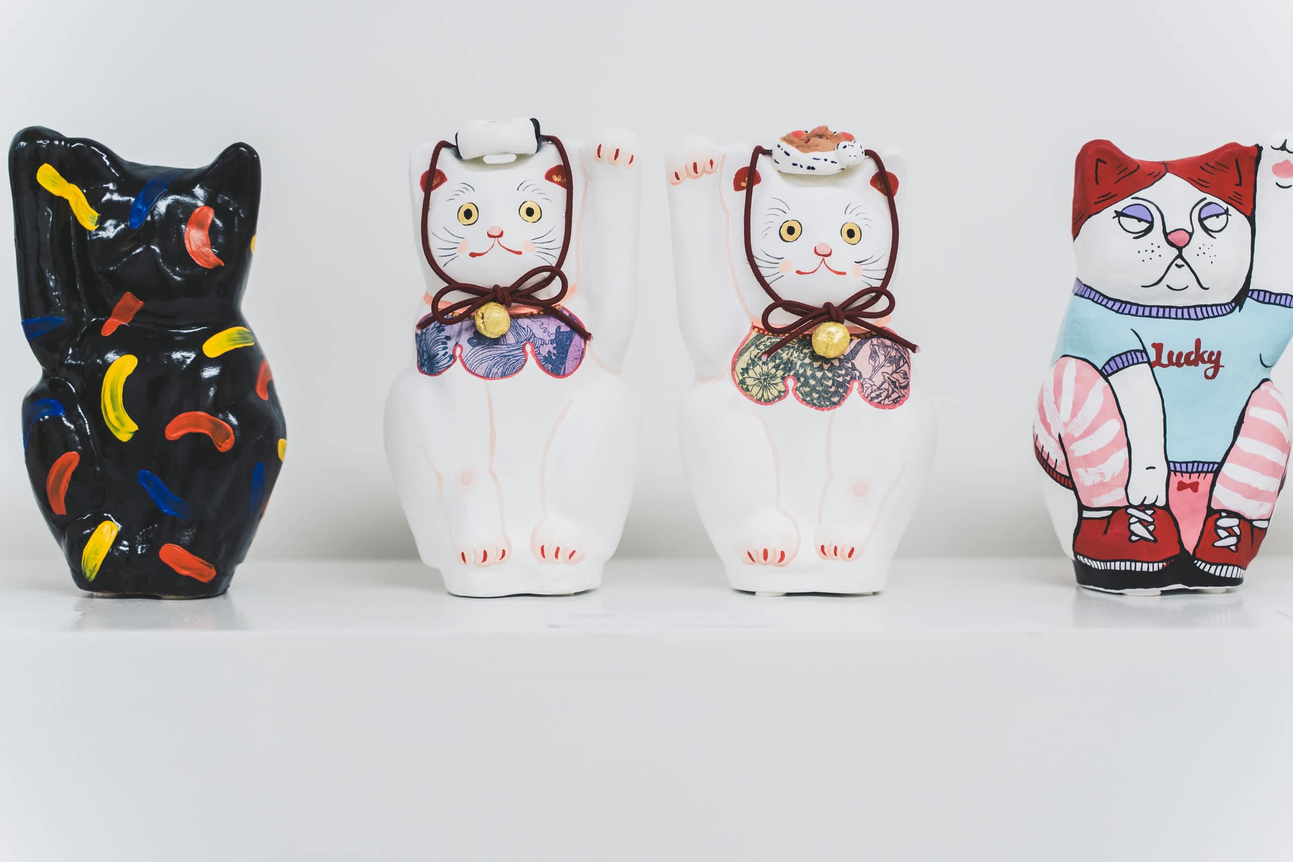 exposition a lucky cat art exhibition - Sato creative - Paris - artistes français-japonais- sid lee