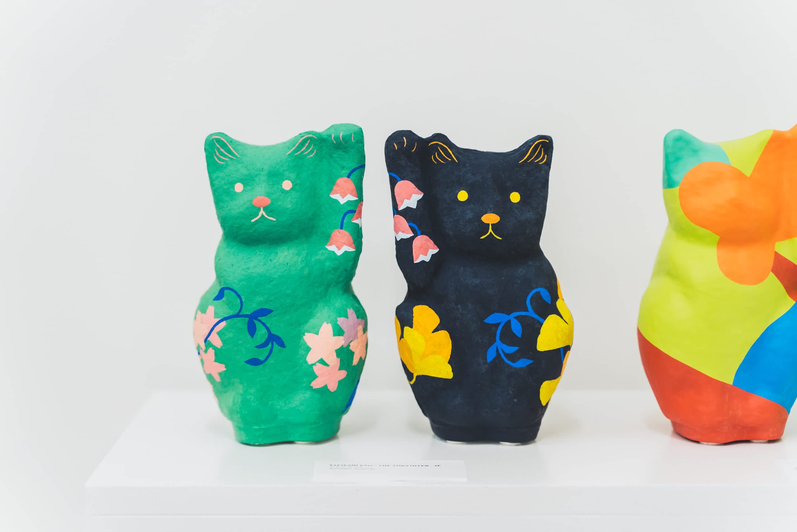 exposition a lucky cat art exhibition - Sato creative - Paris - artistes français-japonais- sid lee