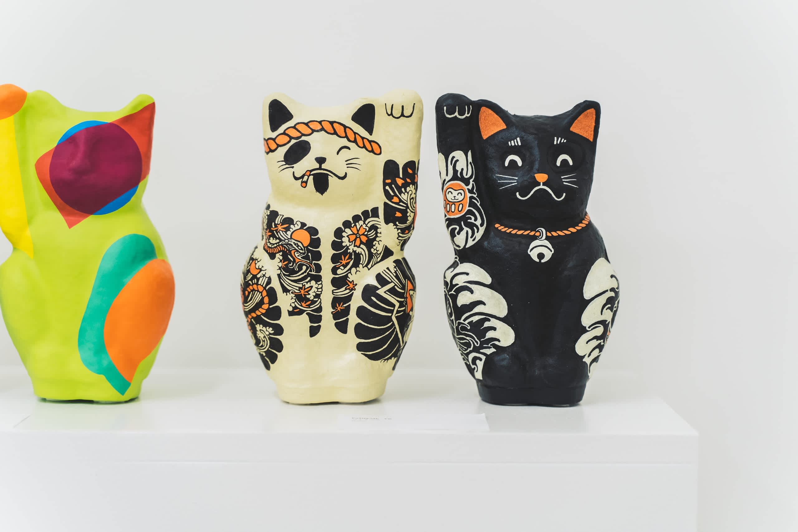 exposition a lucky cat art exhibition - Sato creative - Paris - artistes français-japonais- sid lee