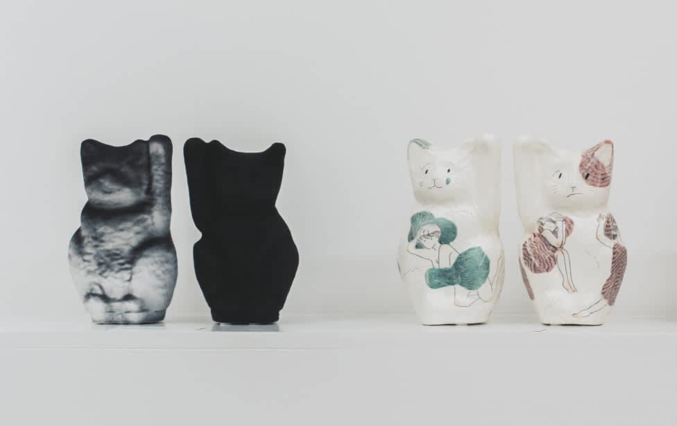 exposition a lucky cat art exhibition - Sato creative - Paris - artistes français-japonais- sid lee