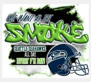 Seattle Seahawks Tshirt - Everythin Glitter and Glam