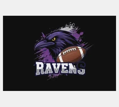 Baltimore Ravens Tshirt - view 1 - Everythin Glitter and Glam