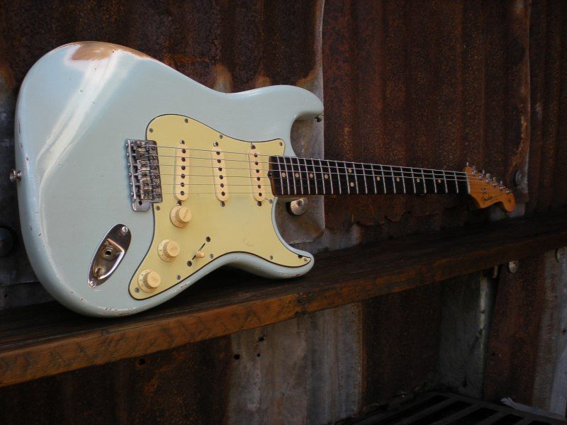 1963 Sonic Blue Stratocaster