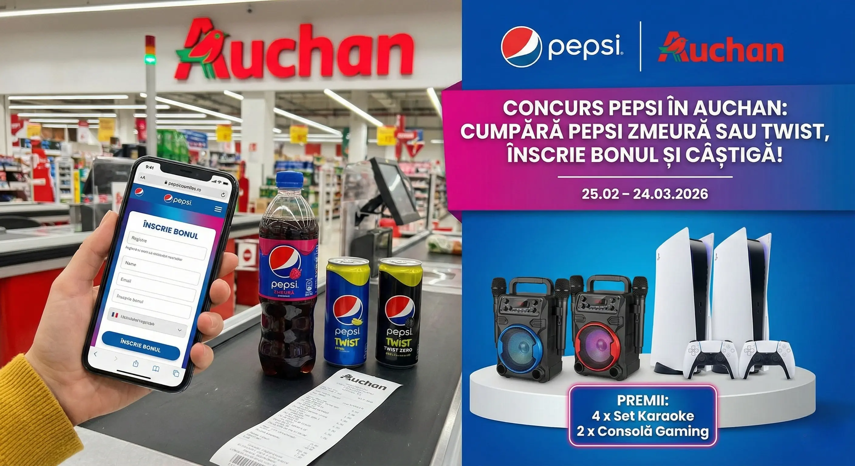 Câștigători Concurs – Achiziționezi  Pepsi de la Auchan – C... - Rezultate | Concursier